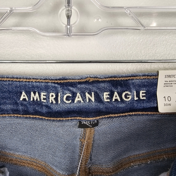 American Eagle '90s Bootcut Jeans NWT 10 Short - Picture 10 of 13